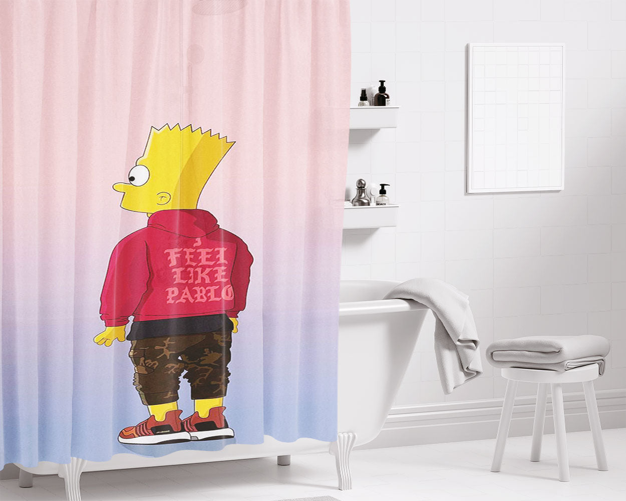 I Am The Rules Kobe Bryant Bathroom Shower Curtain Fabric Waterproof | 66 X 72 Inch