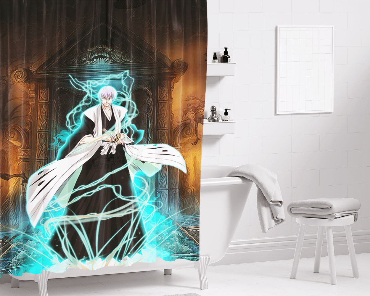 Ice Queen Snow White And The Huntsman Winter War Bathroom Shower Curtain Fabric Waterproof | 66 X 72 Inch