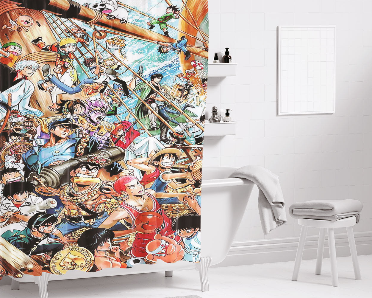 James Harden Bathroom Shower Curtain Fabric Waterproof | 66 X 72 Inch