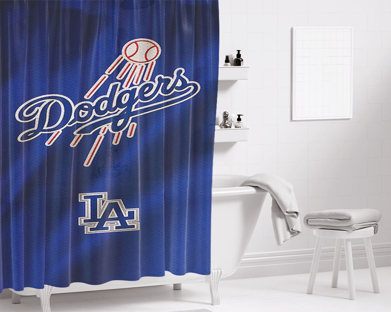Looney Tunes Nike Michael Jordan Bathroom Shower Curtain Fabric Waterproof | 66 X 72 Inch