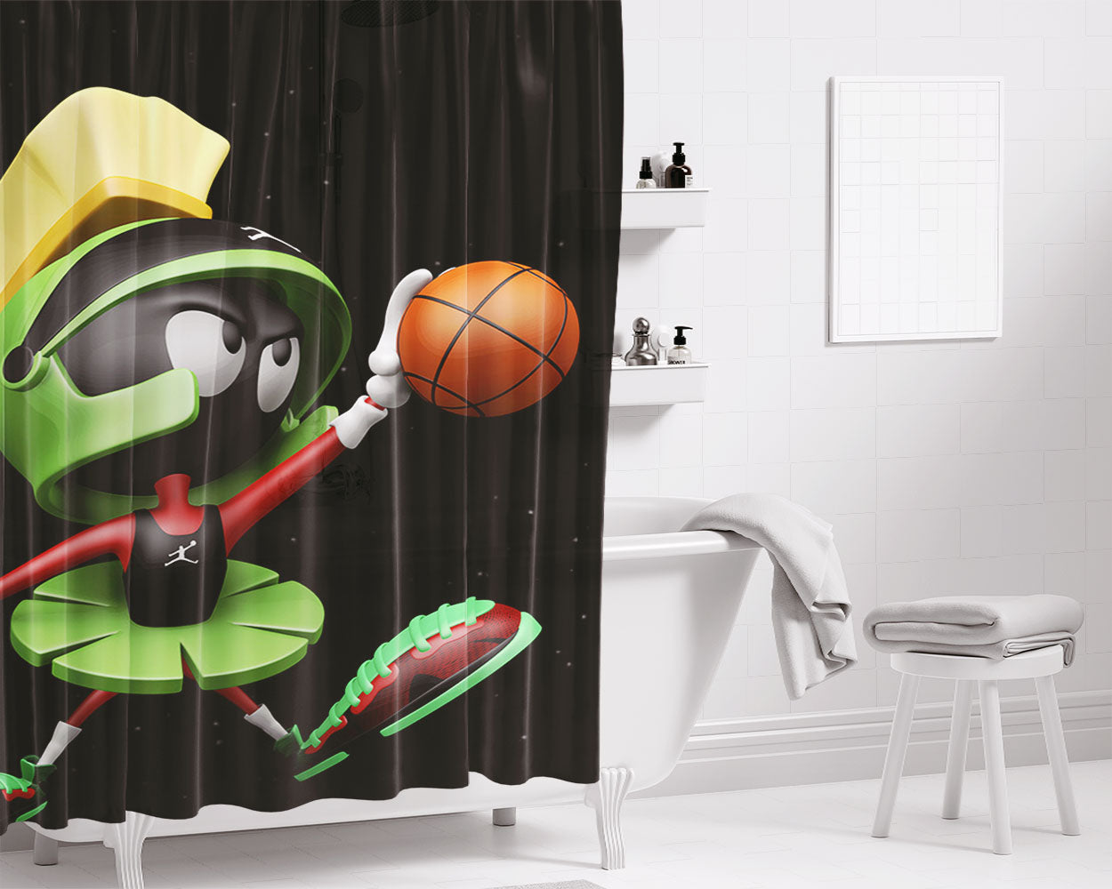 Marvel Rage Of Venom Bathroom Shower Curtain Fabric Waterproof | 66 X 72 Inch