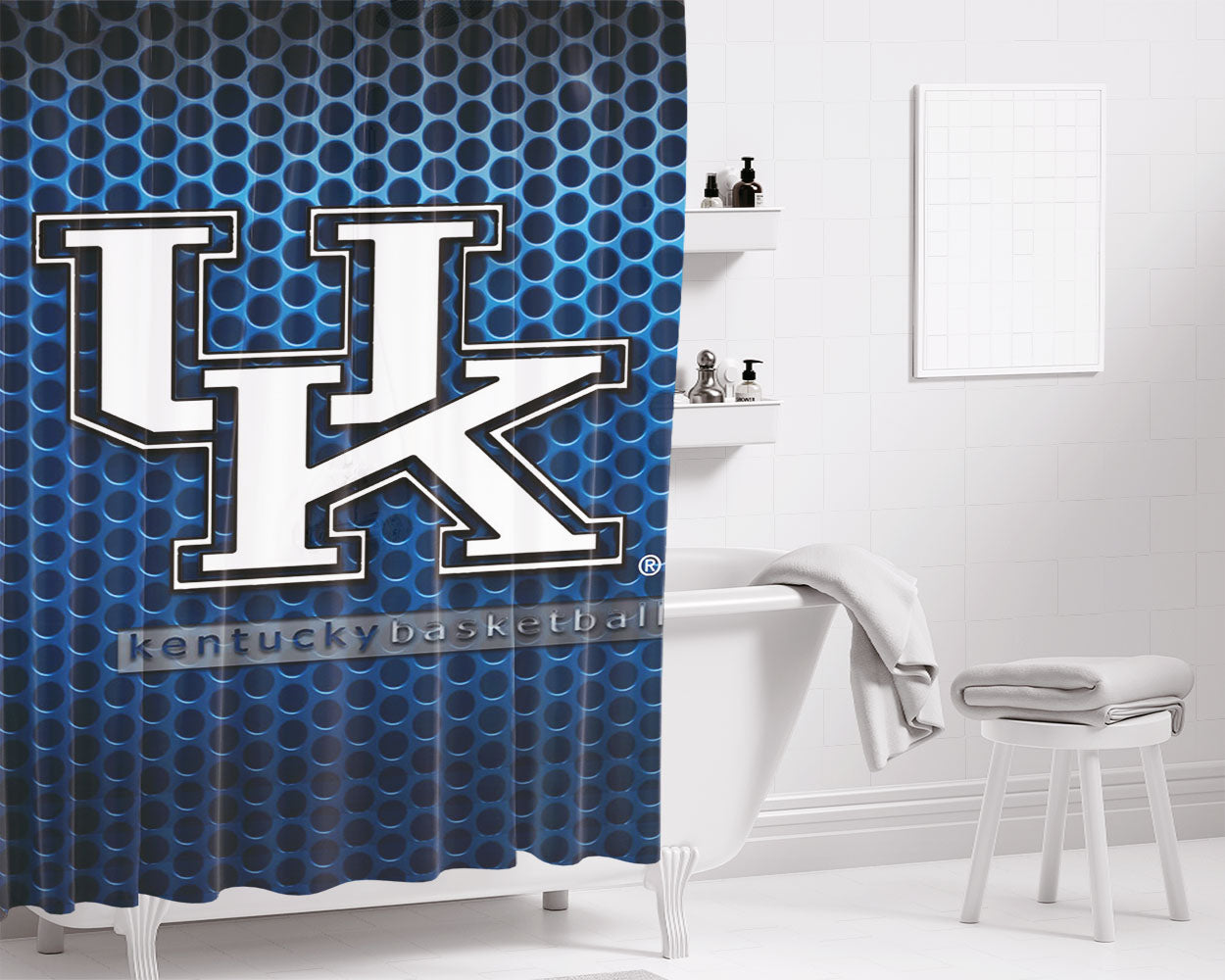 University Of Florida Gators Logo Bathroom Shower Curtain Fabric Waterproof | 66 X 72 Inch