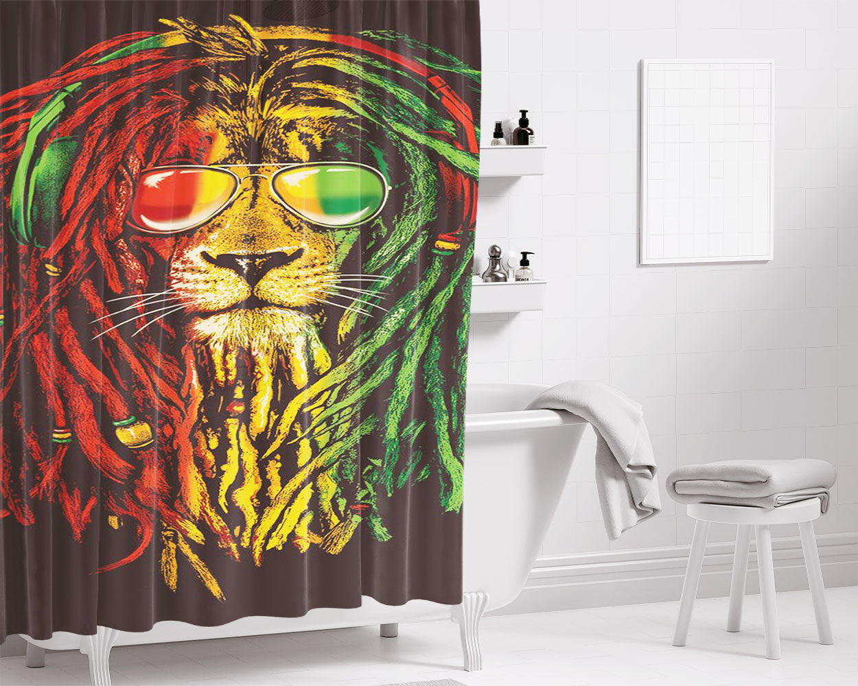 Reeses Peanut Butter Cups Bathroom Shower Curtain Fabric Waterproof | 66 X 72 Inch