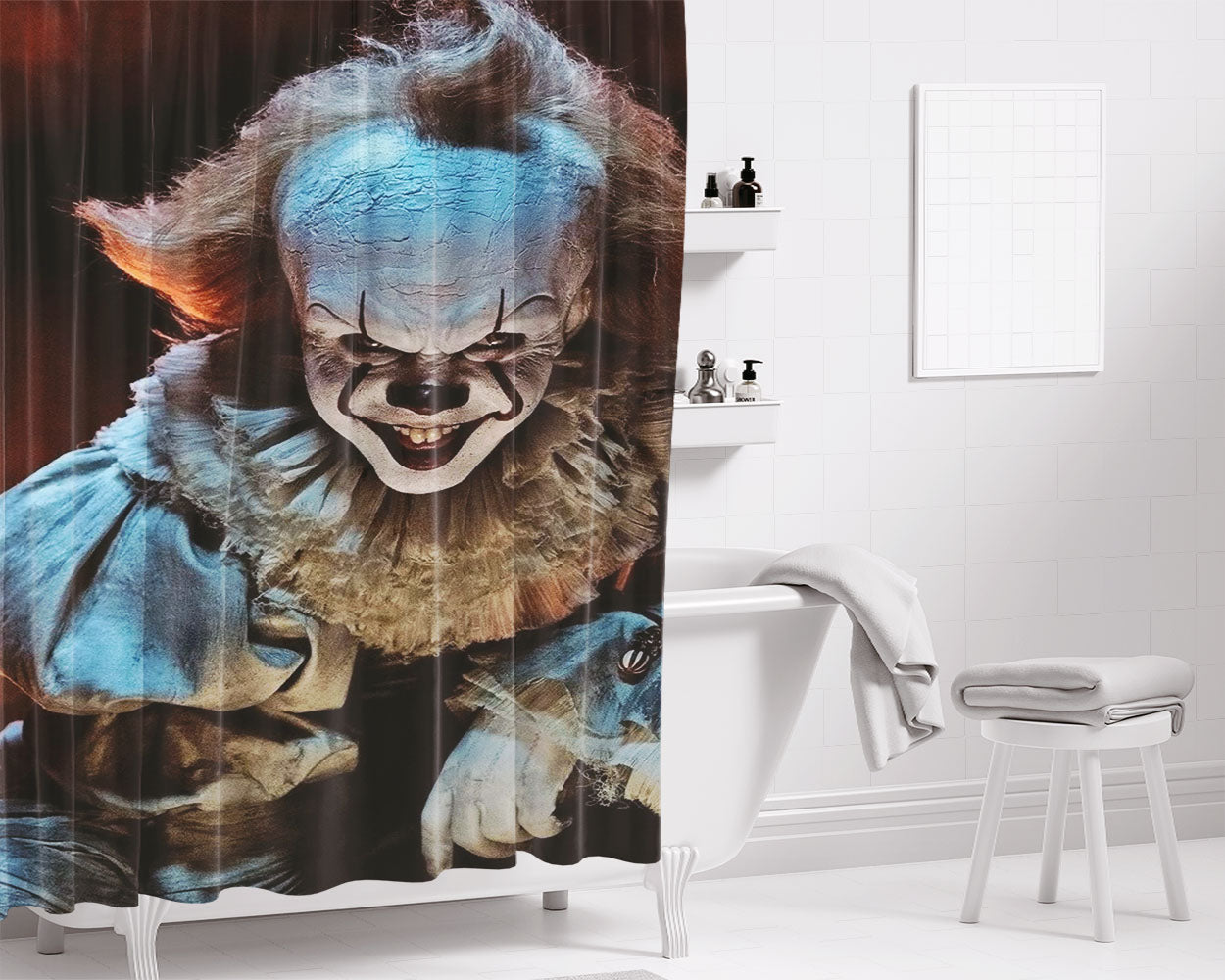 It 2 Bathroom Shower Curtain Fabric Waterproof | 66 X 72 Inch