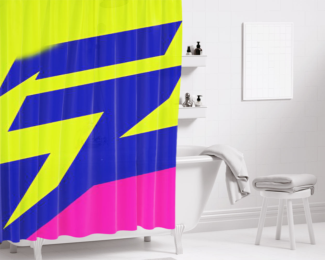 Ken Roczen Motocross Racer Bathroom Shower Curtain Fabric Waterproof | 66 X 72 Inch