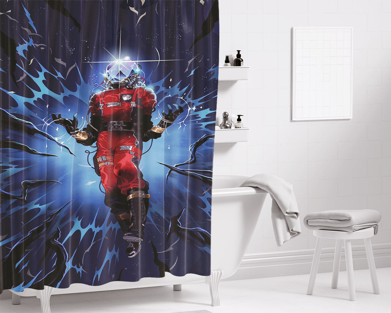 Prey Game Bathroom Shower Curtain Fabric Waterproof | 66 X 72 Inch