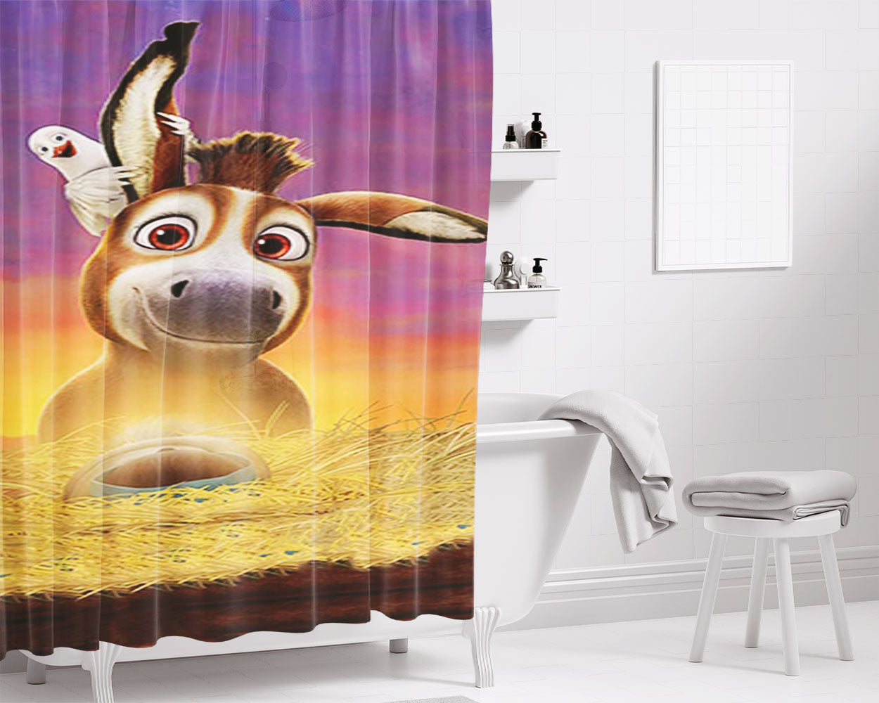 The Star Movie Bathroom Shower Curtain Fabric Waterproof | 66 X 72 Inch