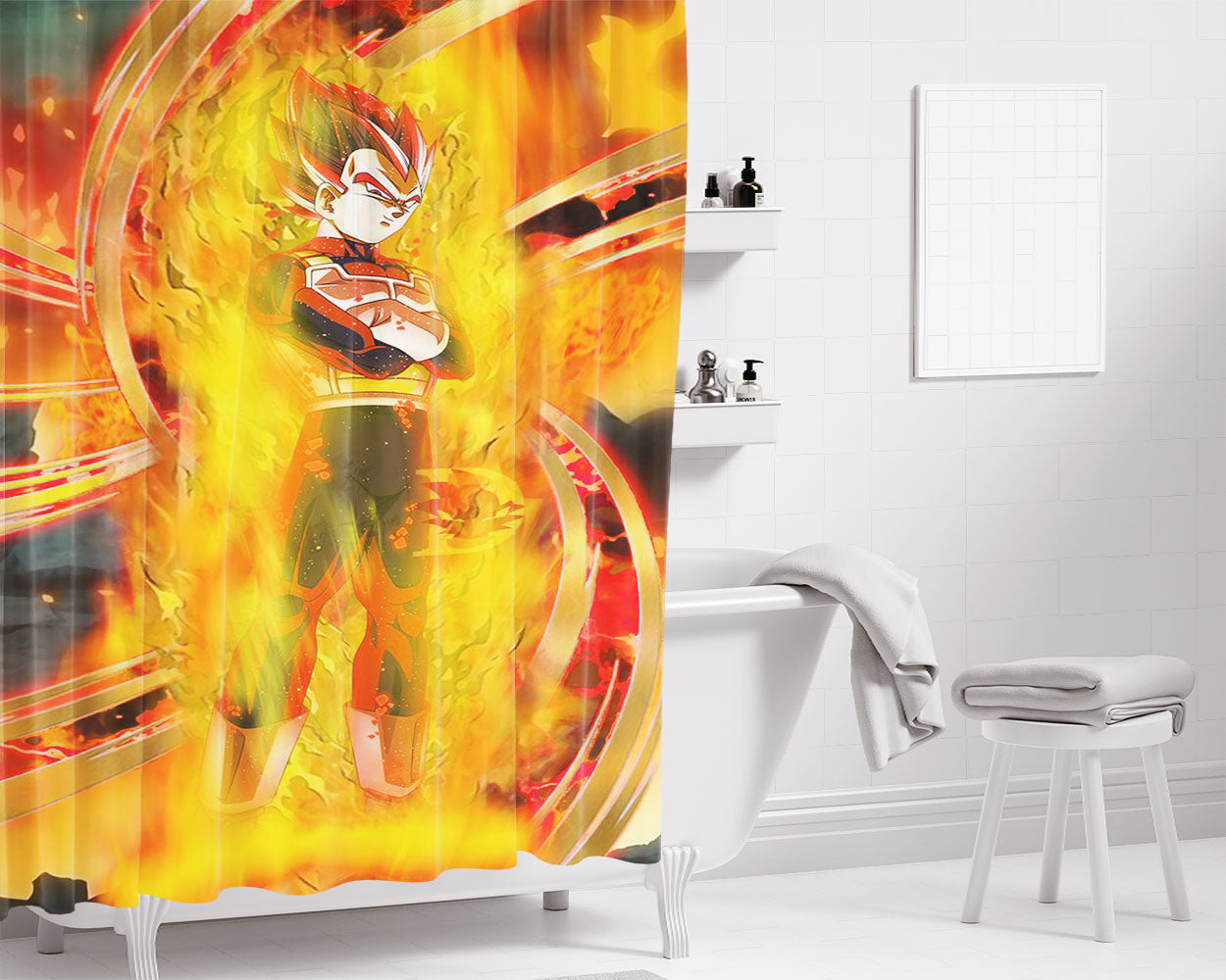 Vegetta Ssg Dokan Bathroom Shower Curtain Fabric Waterproof | 66 X 72 Inch