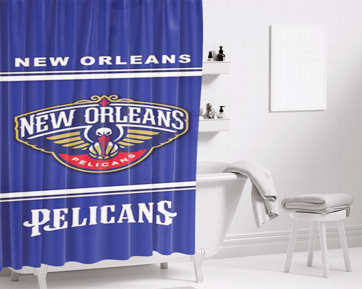 New Nwt Hollister Hco 2 Muscle Cool Bathroom Shower Curtain Fabric Waterproof | 66 X 72 Inch