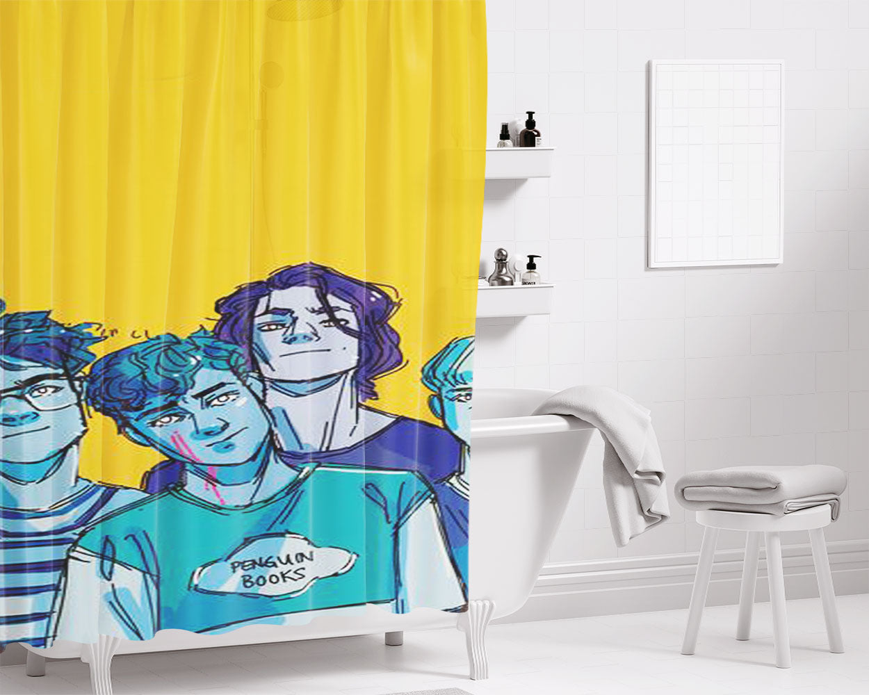 No Good Bathroom Shower Curtain Fabric Waterproof | 66 X 72 Inch