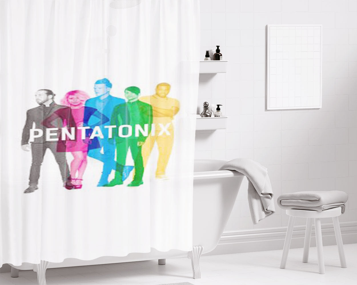Pentatonix Album Cover Bathroom Shower Curtain Fabric Waterproof | 66 X 72 Inch