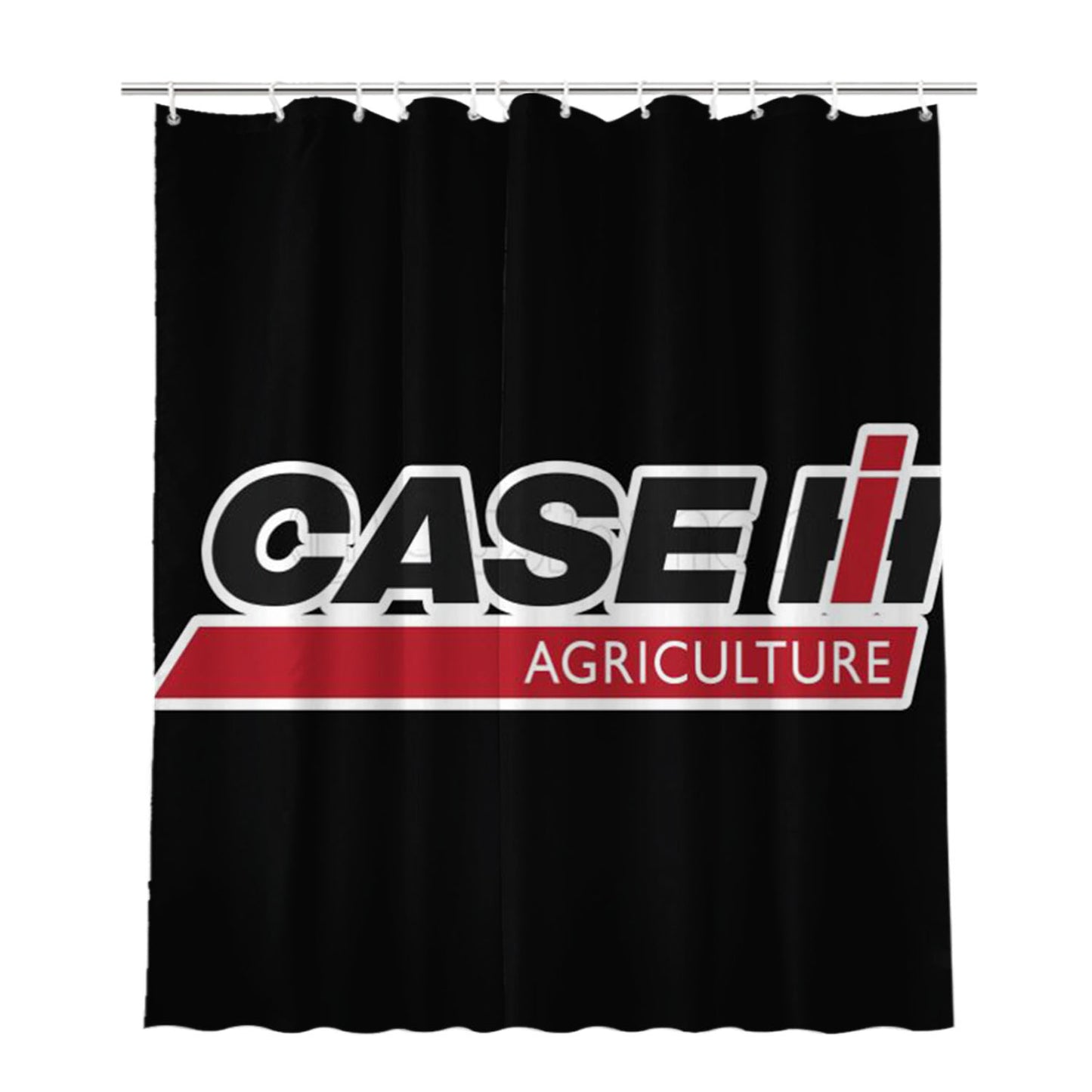 Case Ih Tractor Diesel Logo Bathroom Shower Curtain Fabric Waterproof | 66 X 72 Inch