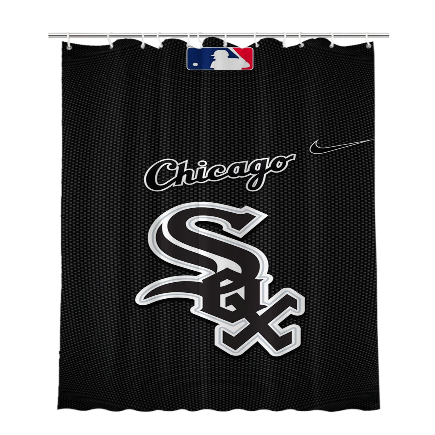 Chicago White Sox New Mlb Bathroom Shower Curtain Fabric Waterproof | 66 X 72 Inch