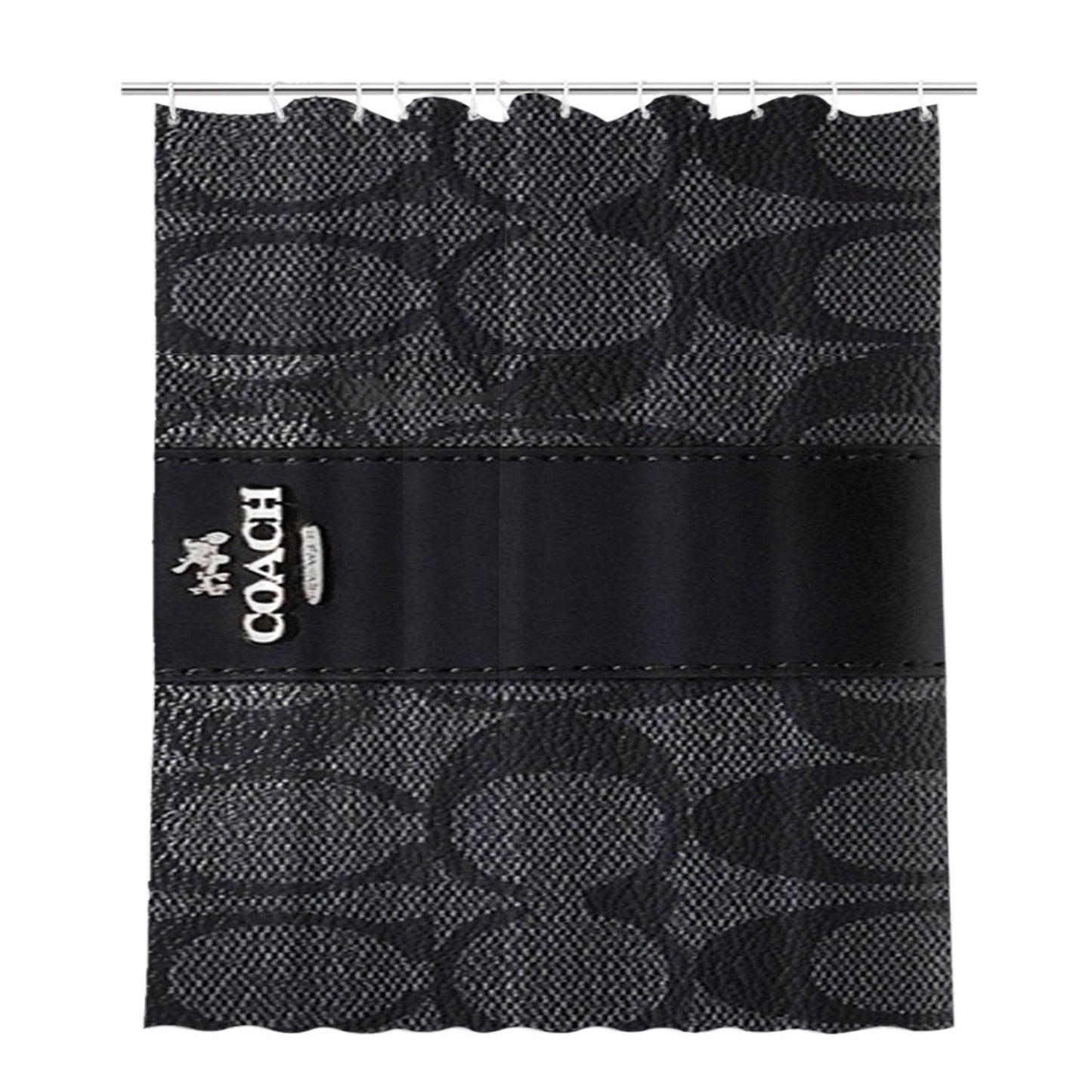 Coach Wallet Bathroom Shower Curtain Fabric Waterproof | 66 X 72 Inch