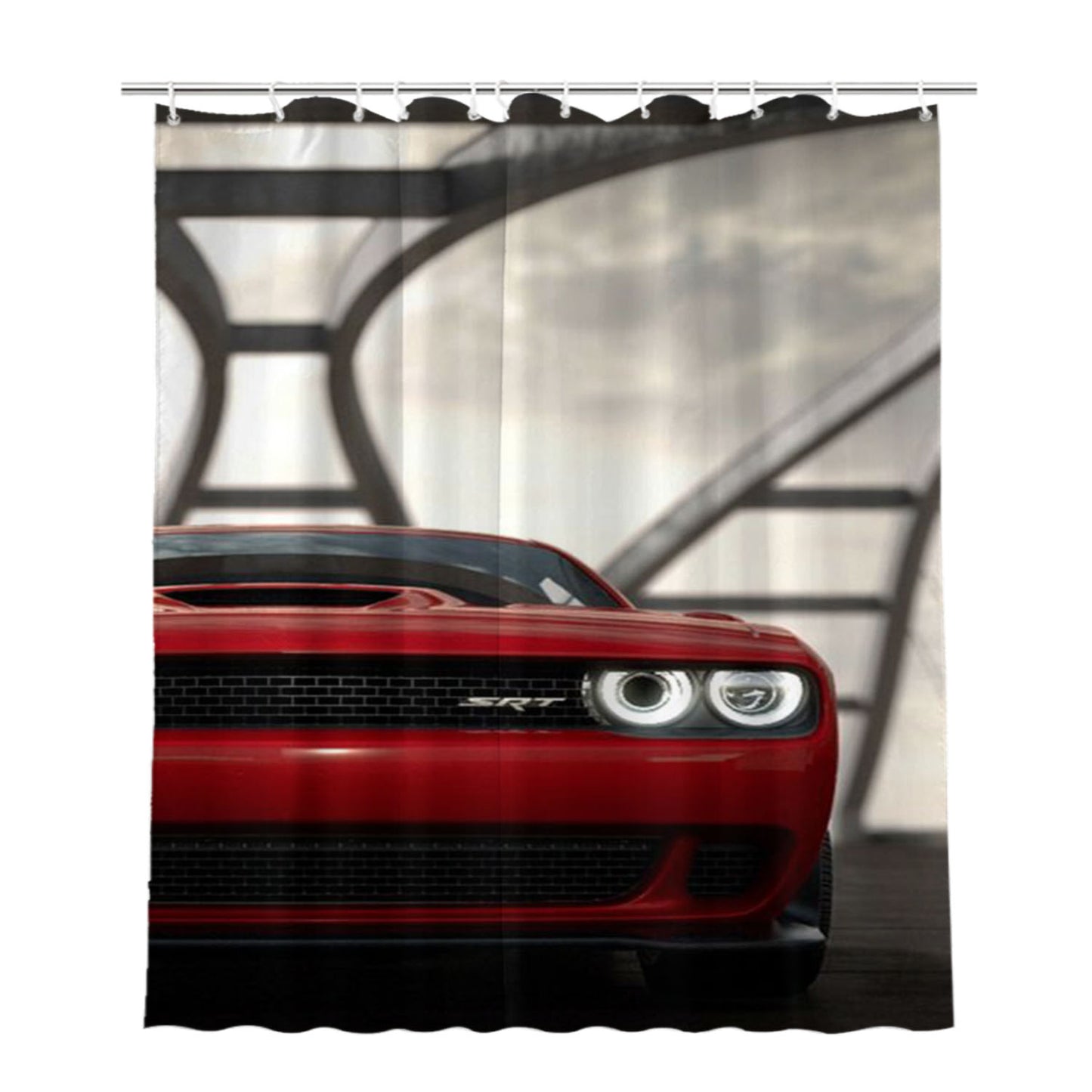 Dodge Srt Bathroom Shower Curtain Fabric Waterproof | 66 X 72 Inch