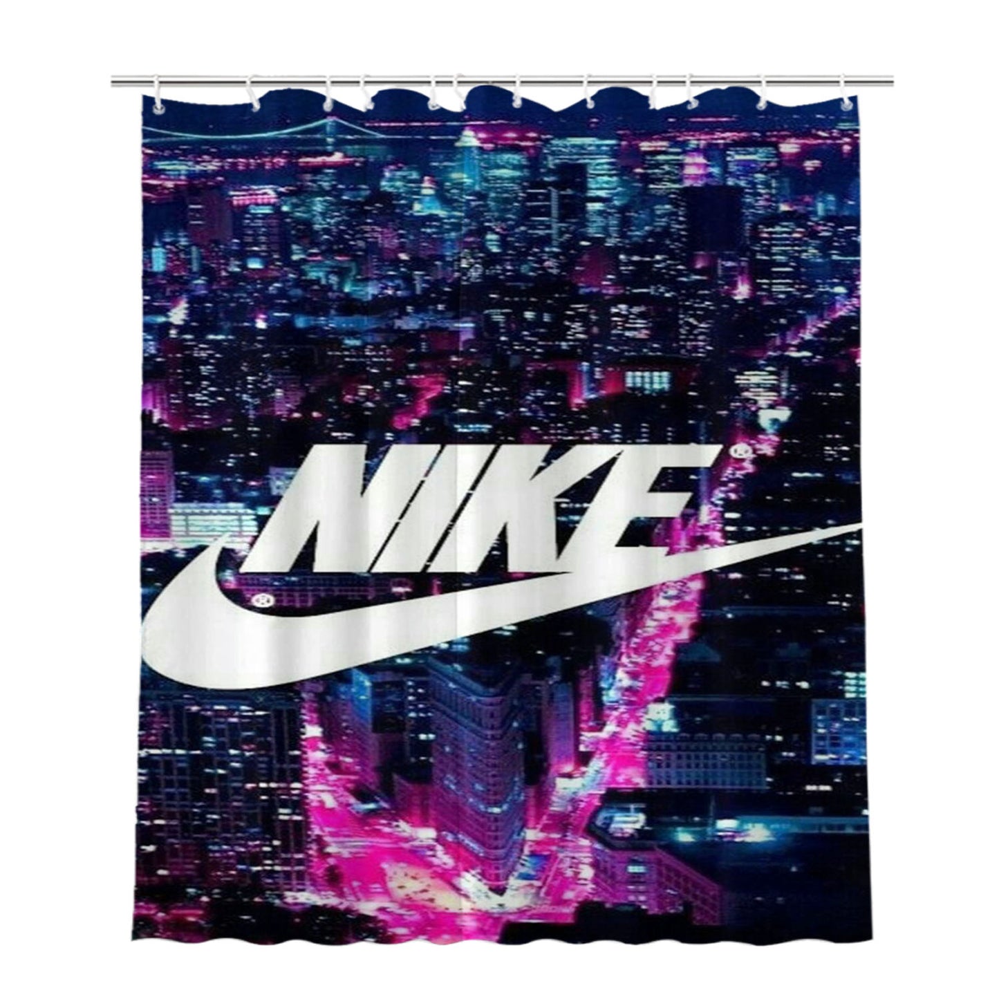 Nike Bathroom Shower Curtain Fabric Waterproof | 66 X 72 Inch