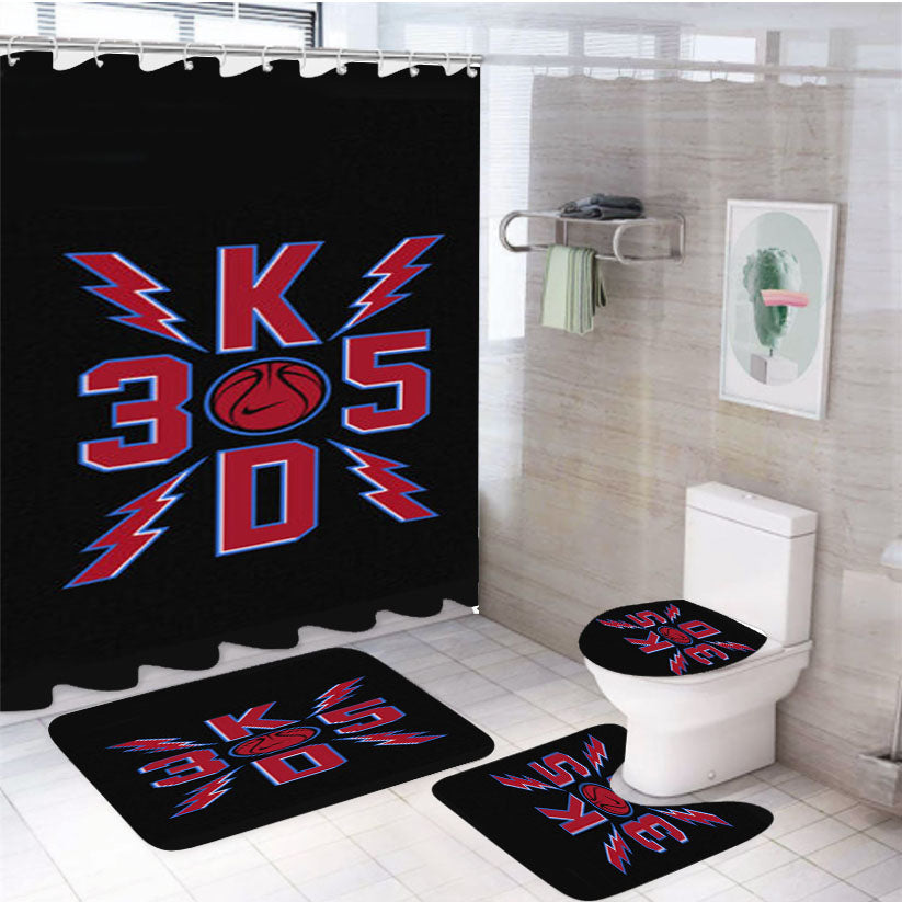 Kevin Durant 35 4Pcs Bathroom Set Shower Curtain
