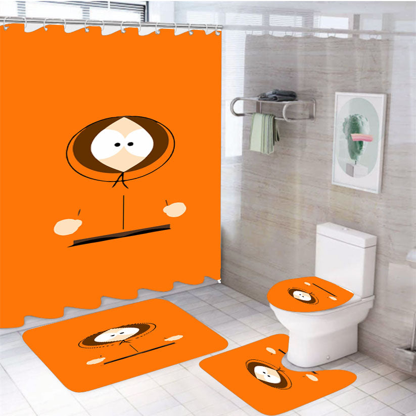 South Park Kenny 4Pcs Bathroom Set Shower Curtain