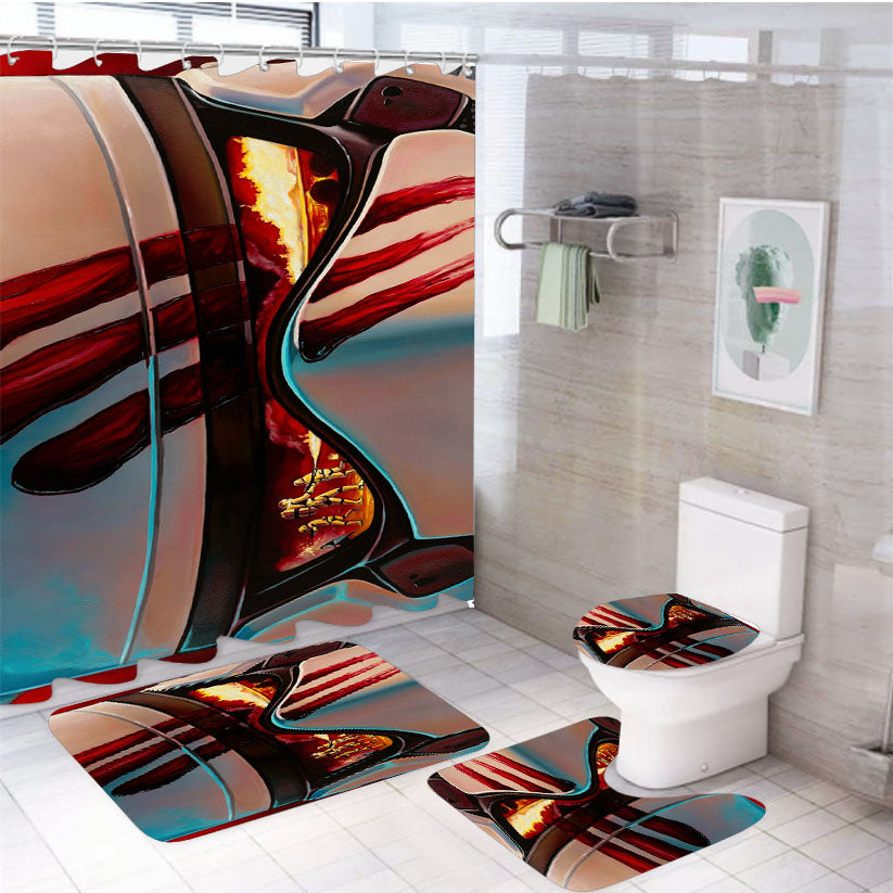 Star Wars Stormtropper Feature 4Pcs Bathroom Set Shower Curtain