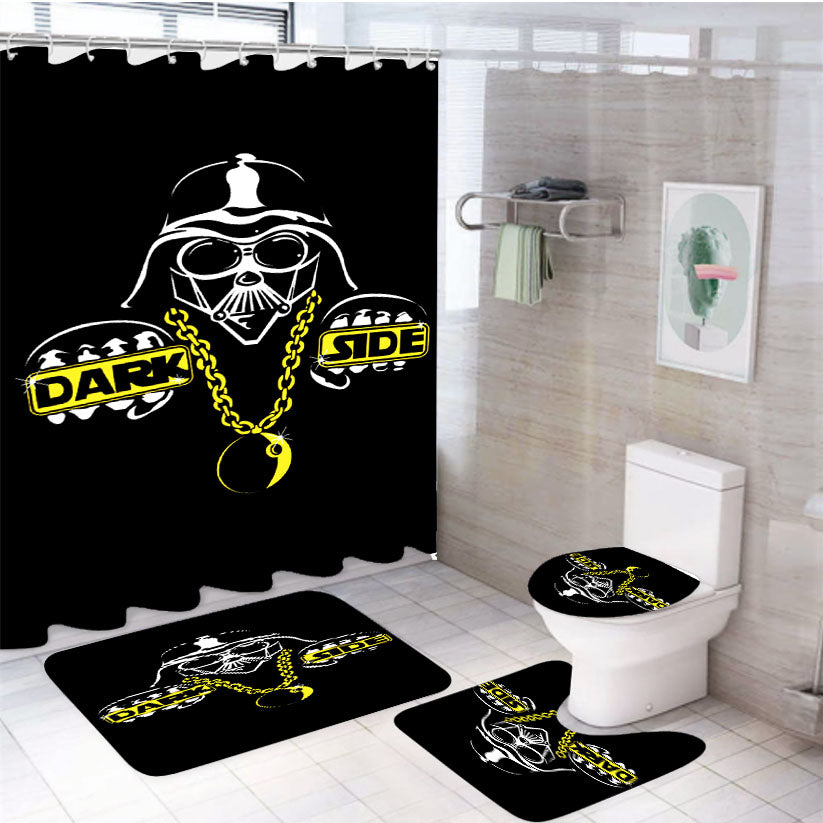 Darth Vader Dark Side 4Pcs Bathroom Set Shower Curtain