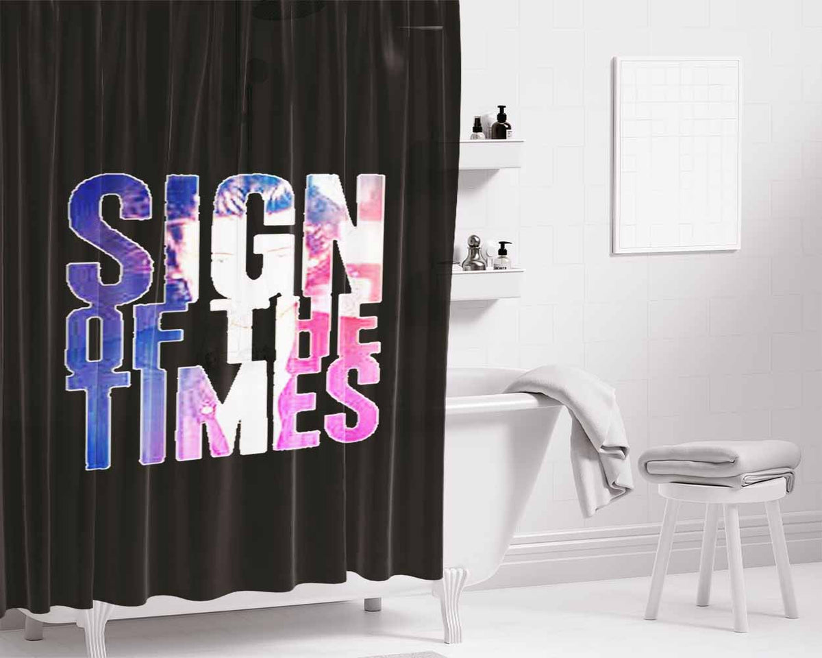 Harry Styles Sign Of The Times New Single 1D Directioners Christmas Bathroom Shower Curtain Fabric Waterproof | 66 X 72 Inch