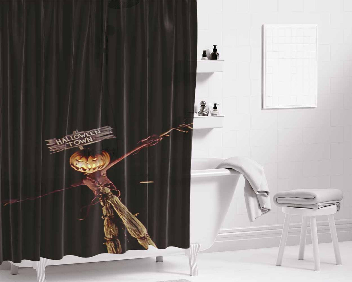 The Nightmare Before Christmas Disney #10 Bathroom Shower Curtain Fabric Waterproof | 66 X 72 Inch