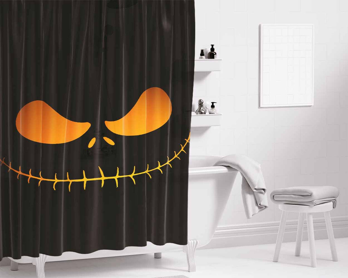 The Nightmare Before Christmas Disney #14 Bathroom Shower Curtain Fabric Waterproof | 66 X 72 Inch