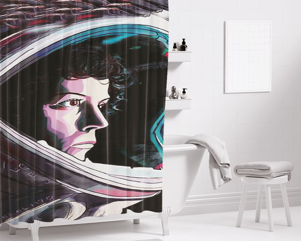 Legendary Ripley Bathroom Shower Curtain Fabric Waterproof | 66 X 72 Inch