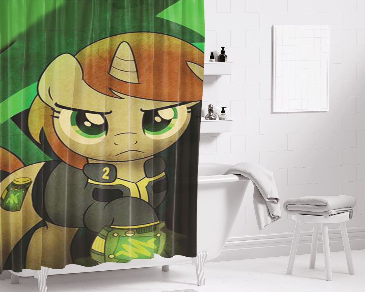 Little Pip In The Pyrelight Bathroom Shower Curtain Fabric Waterproof | 66 X 72 Inch