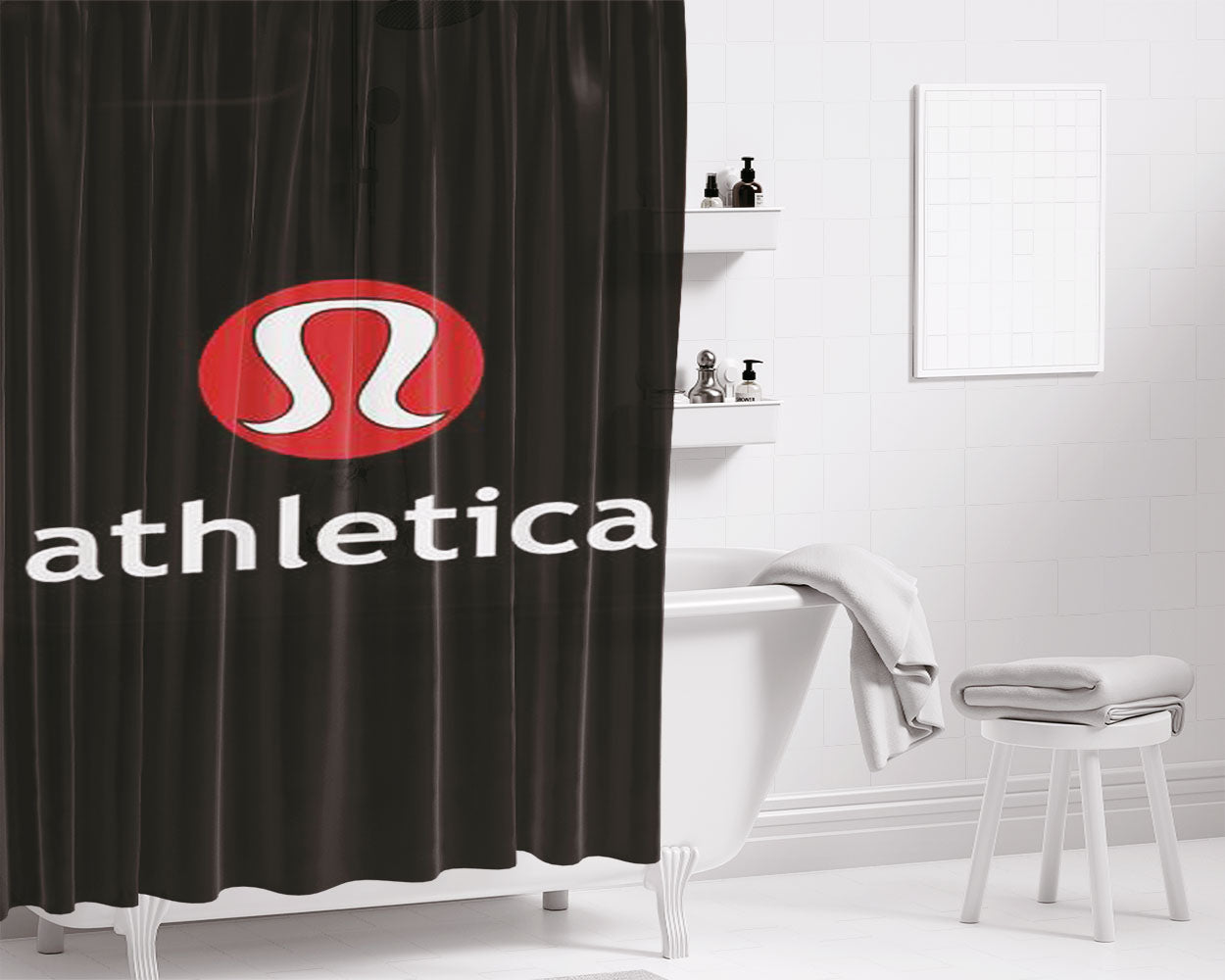 Lululemon Bathroom Shower Curtain Fabric Waterproof | 66 X 72 Inch