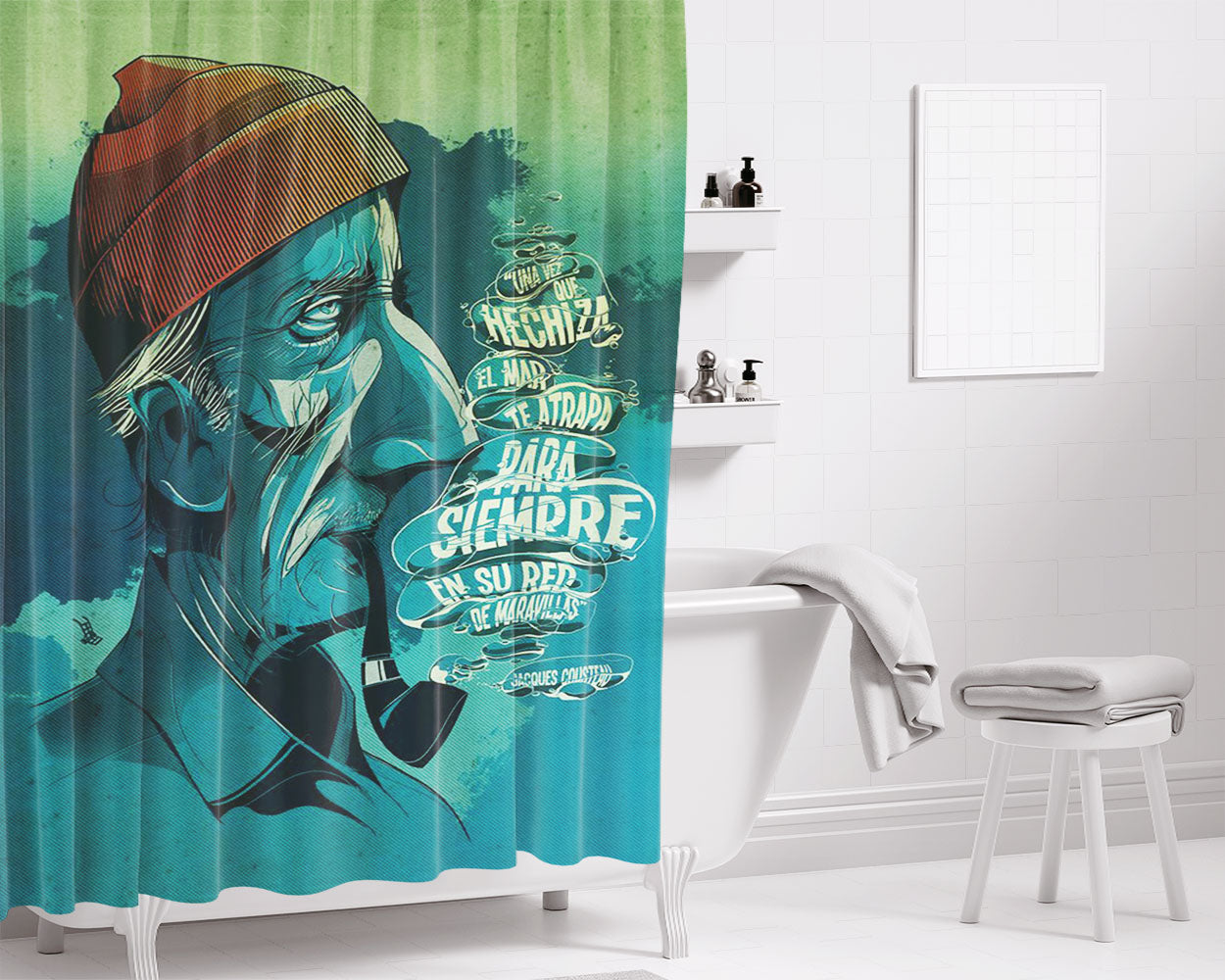 Para Sempra Old You Bathroom Shower Curtain Fabric Waterproof | 66 X 72 Inch