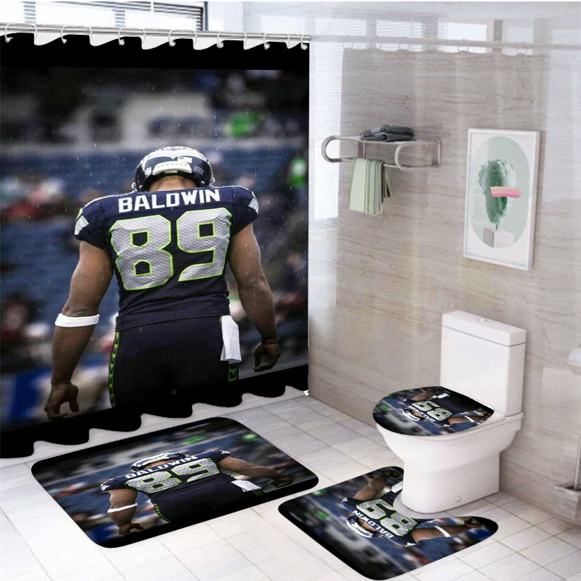 Baldwin Nfl 4Pcs Bathroom Set Shower Curtain