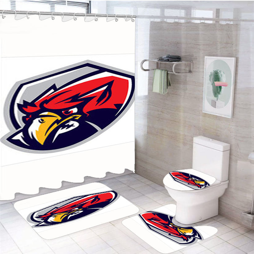 Griffins American Football Logo 4Pcs Bathroom Set Shower Curtain