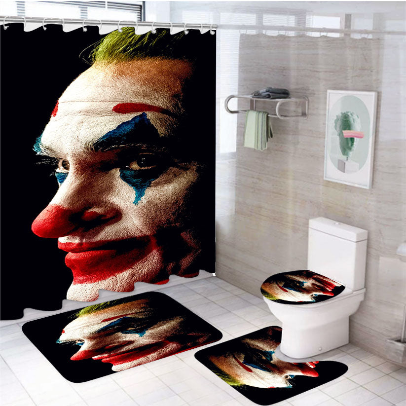 Joker Smiling At You 4Pcs Bathroom Set Shower Curtain