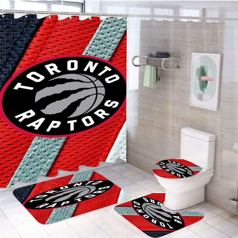 Mobile Wallpapers Toronto Raptors 4Pcs Bathroom Set Shower Curtain