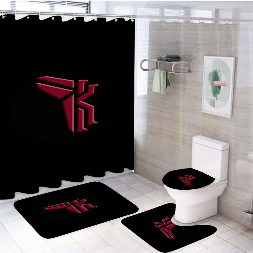 Nike Kyrie Mamba Mentality 4Pcs Bathroom Set Shower Curtain
