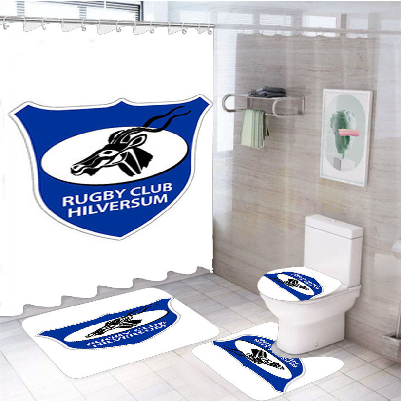Rugby Club Hilversum Logo 4Pcs Bathroom Set Shower Curtain