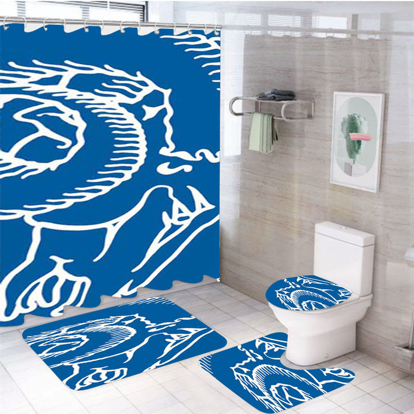 St Louis Rams Old Logo 4Pcs Bathroom Set Shower Curtain
