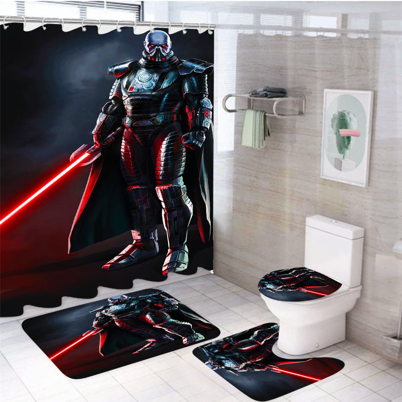 Star Wars Darth Malgus The Old Republic 4Pcs Bathroom Set Shower Curtain