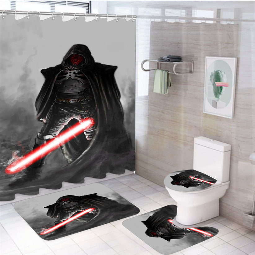 Star Wars Sith Marauder 4Pcs Bathroom Set Shower Curtain