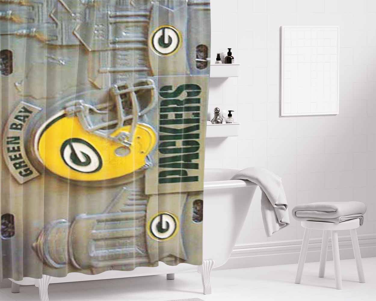 Gbp License Plate Bathroom Shower Curtain Fabric Waterproof | 66 X 72 Inch