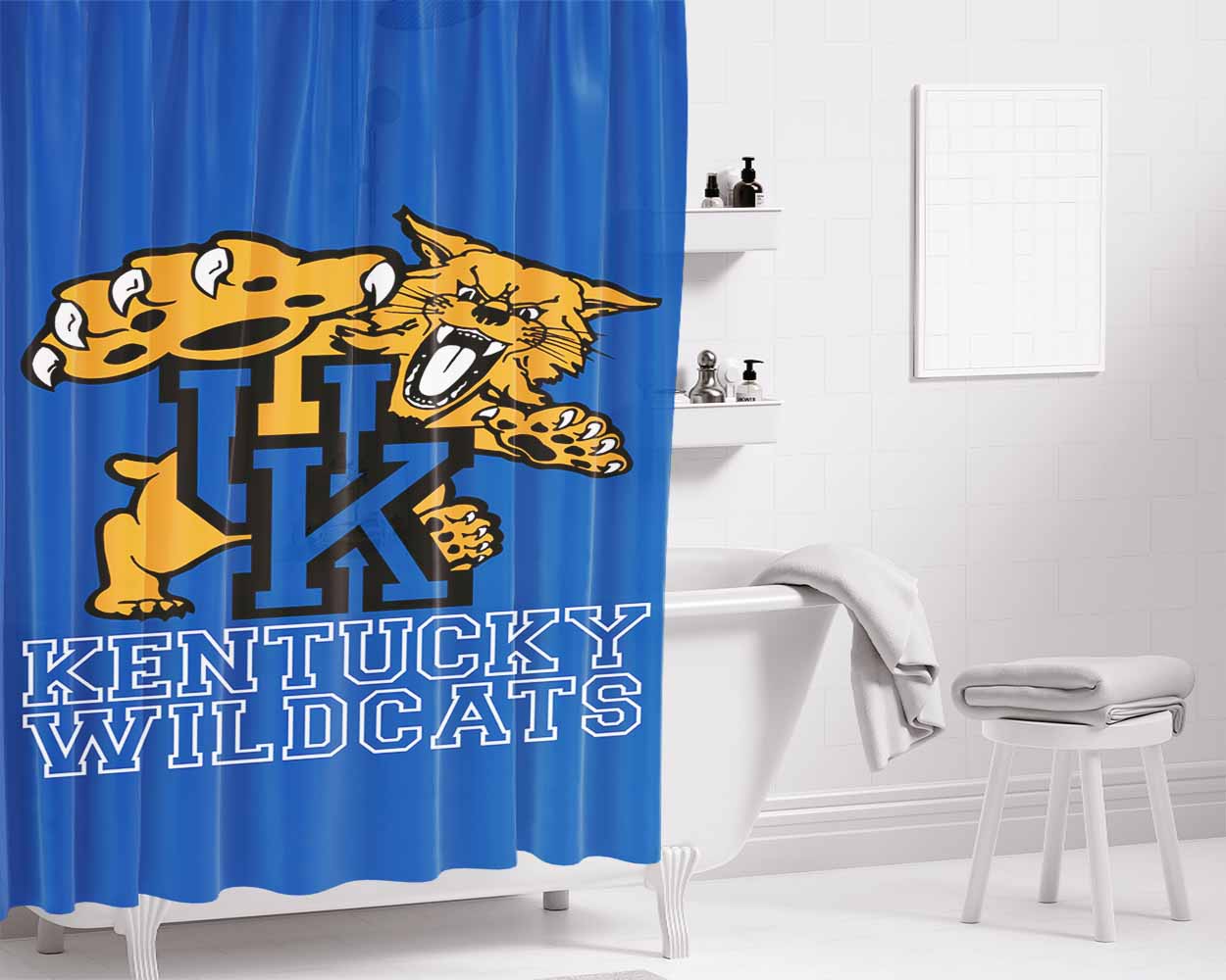 Kentucky'S Finest Jockey Bathroom Shower Curtain Fabric Waterproof | 66 X 72 Inch