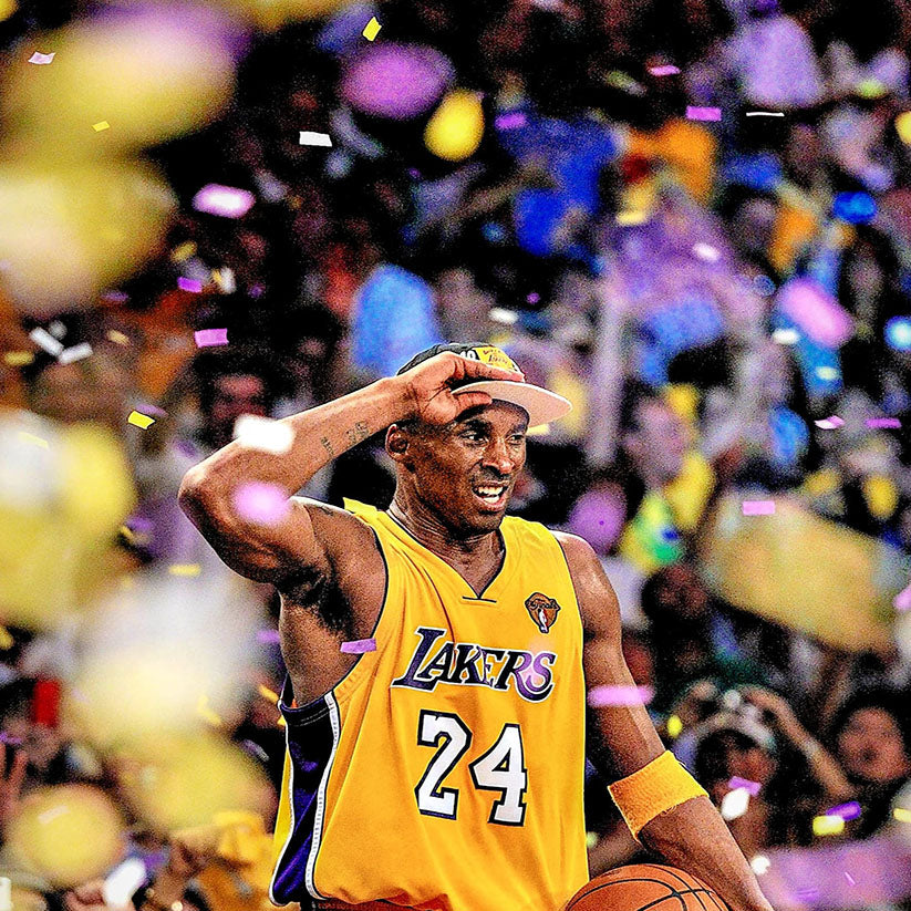 Kobe Bryant White Shower Curtain Set Fabric Waterproof