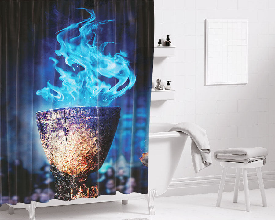 The Goblet Of Bathroom Shower Curtain Fabric Waterproof | 66 X 72 Inch