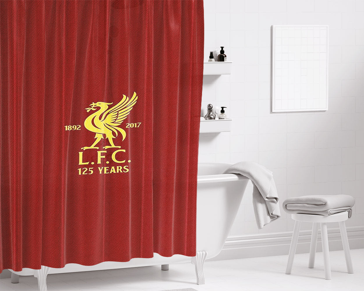 Liverpool Burberry S Bathroom Shower Curtain Fabric Waterproof | 66 X 72 Inch