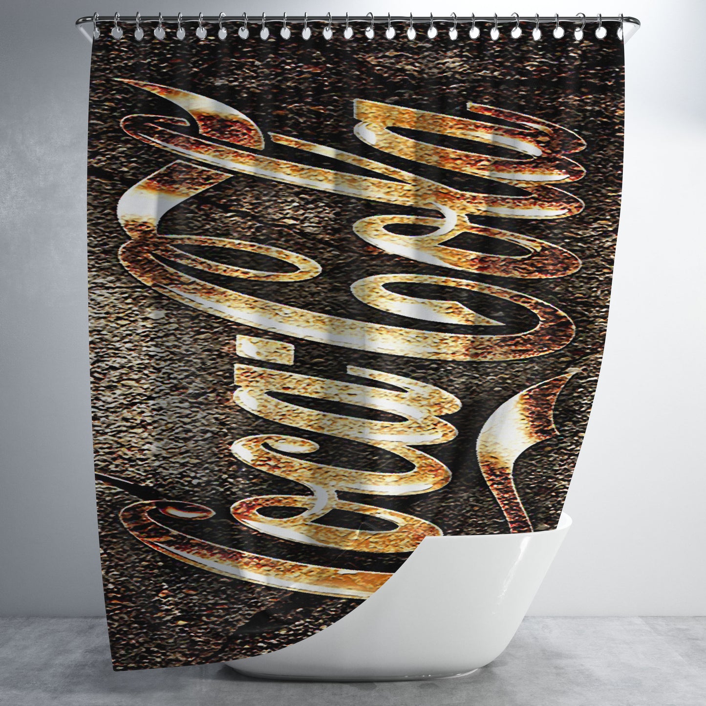 Coca Cola Sunset Reflection Bathroom Shower Curtain Fabric Waterproof | 66 X 72 Inch