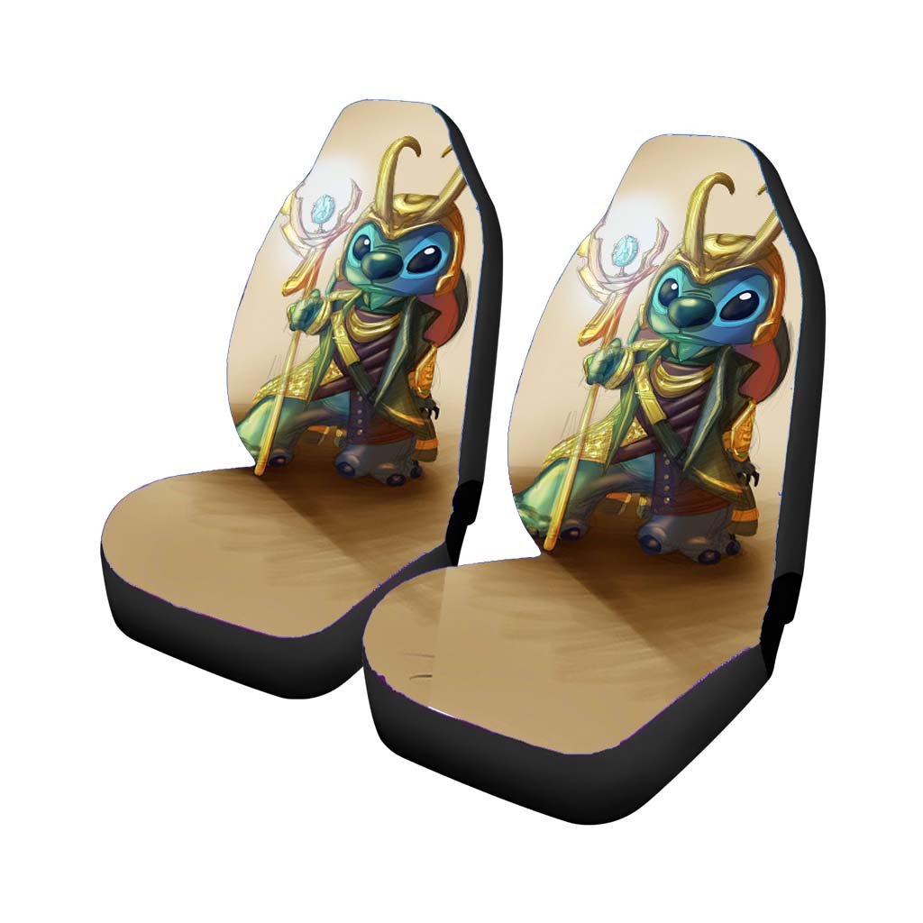 Loki Stitches Design Car Seat Covers