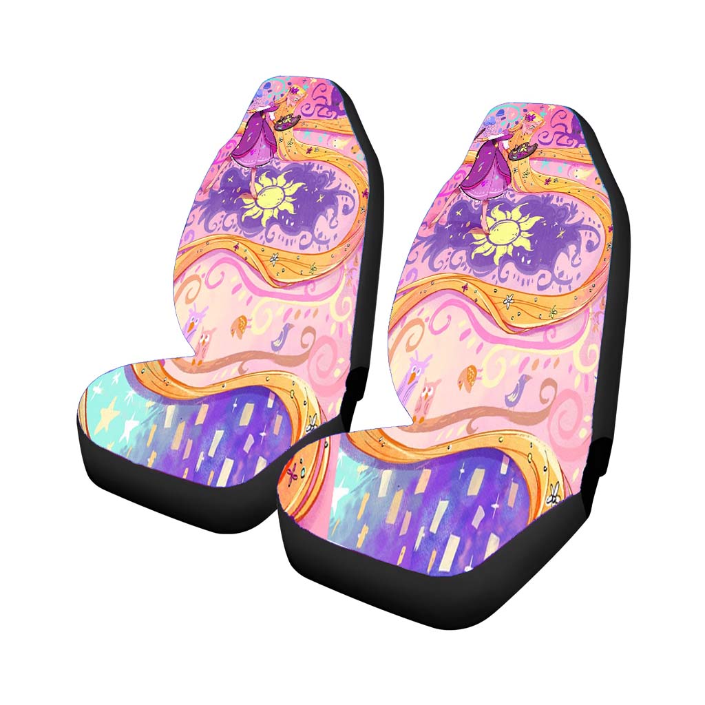 Long Hair Tangled Disney Princess Car Seat Covers