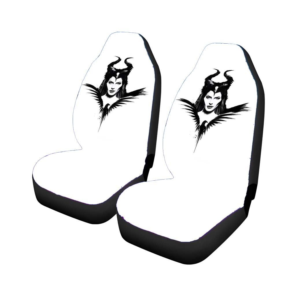 Maleficent White Poster Car Seat Covers
