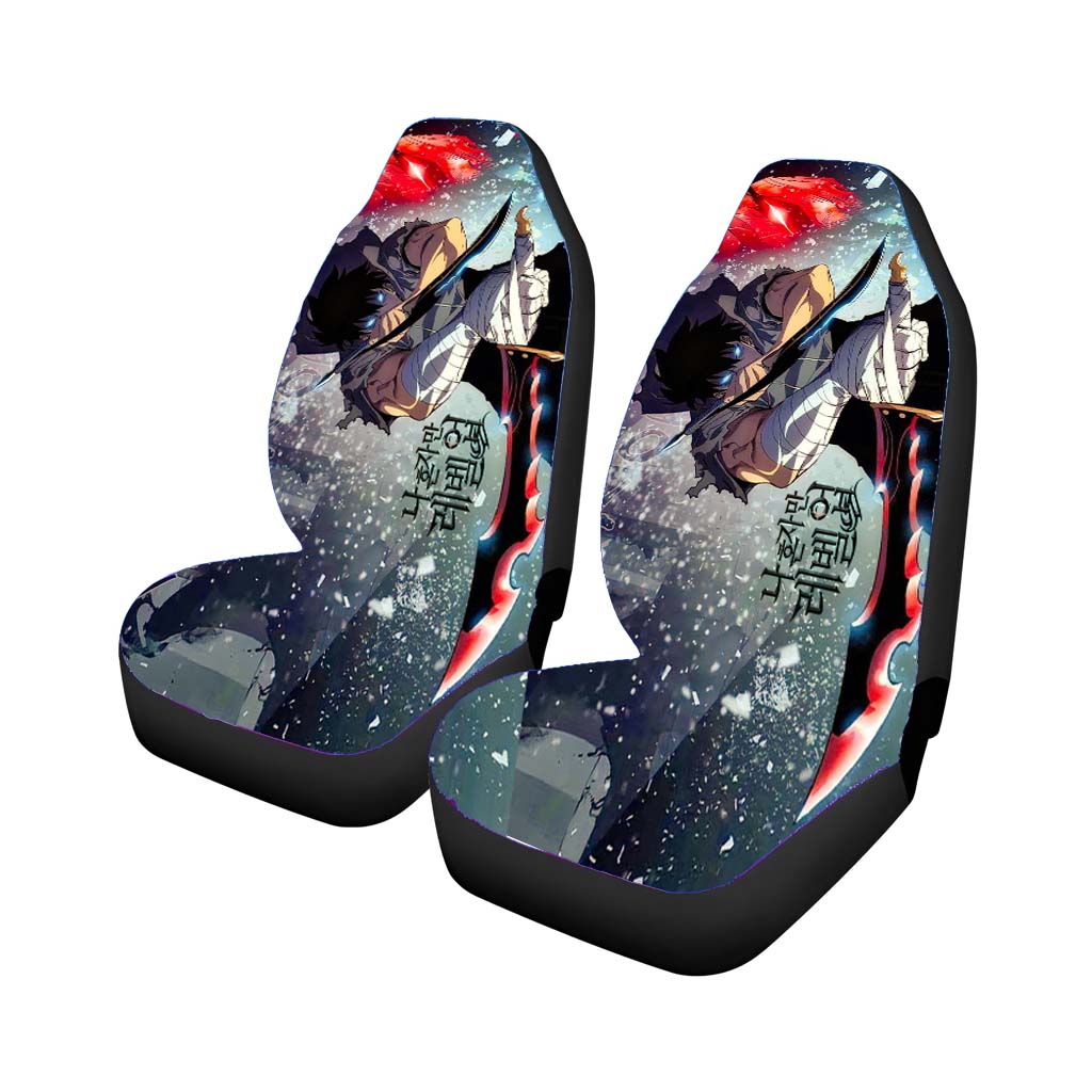 Manhwa Solo Leveling Sung Jin Woo Level S Car Seat Covers